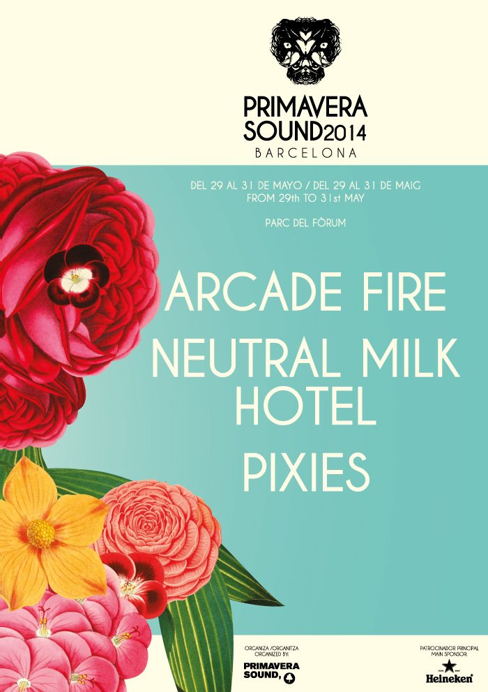 Cartel Primavera Sound 2014 (posible)